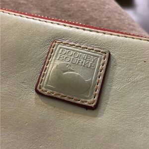 Dooney & Bourke Blue Leather Wristlet Wallet